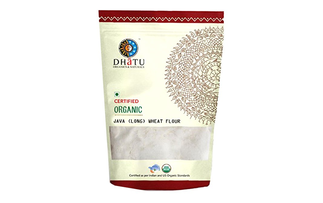 Dhatu Certified Organic java (Long) Wheat Flour   Pack  500 grams